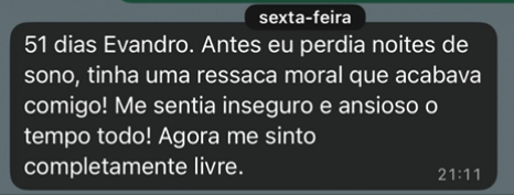 Mensagem de 51 dias e liberdade